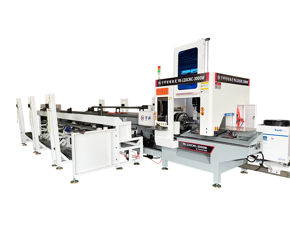 YK-120CNC-3000W坡口三维激光切管机