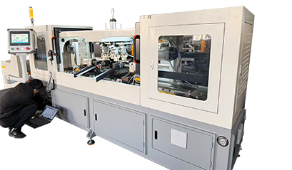 新能源汽车配套伺服双头倒角机