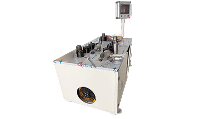 Liquid-cooled pipe shaping machine