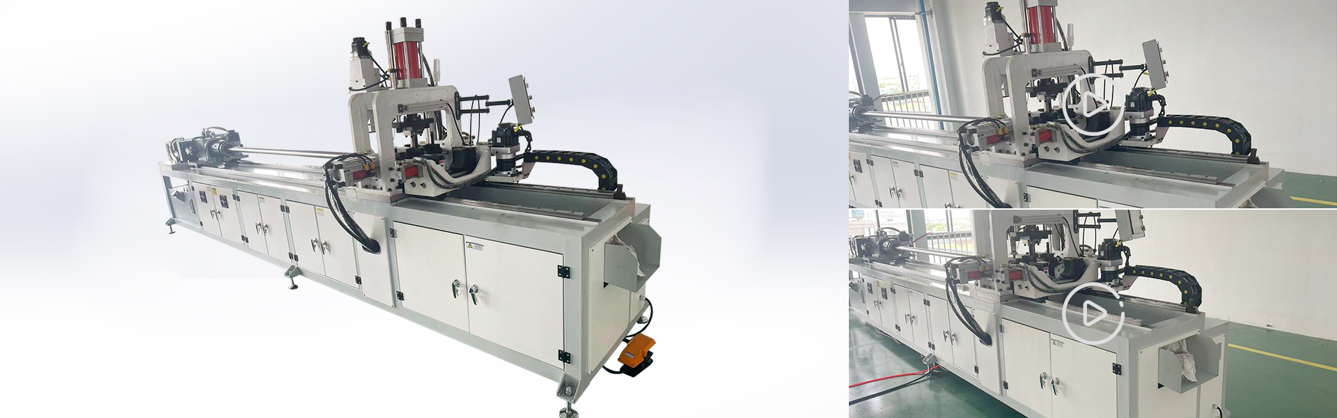 Automatic Hole-Piercing Machine for Liquid-Cooled Pipes