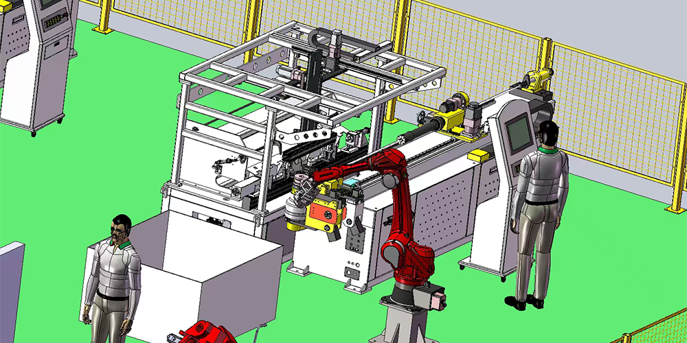自动上下料弯管生产线